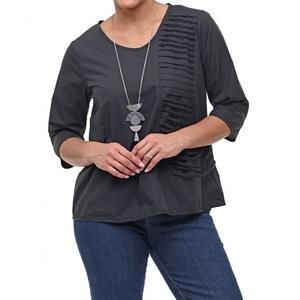 NEW TULIP CLOTHING glynn blouse in black